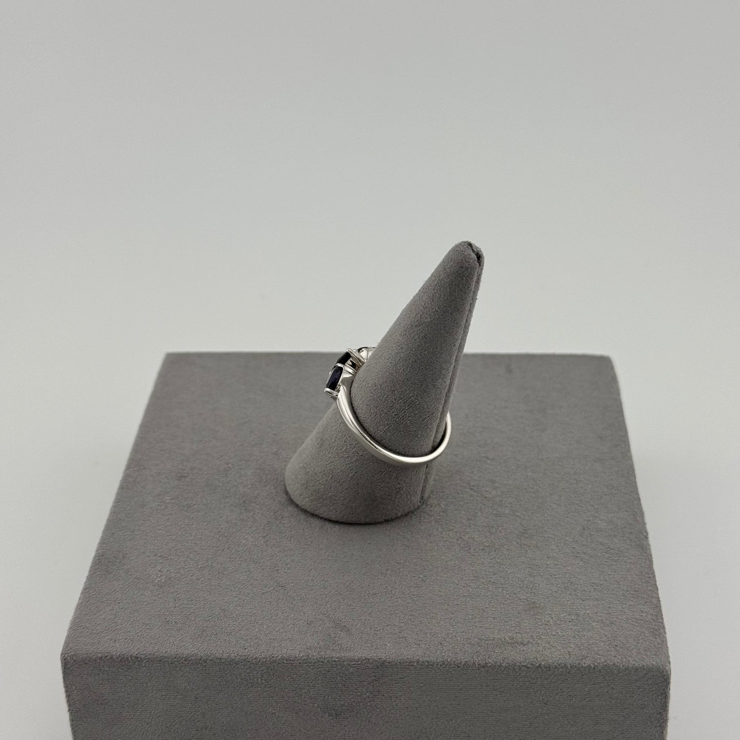 Three-Stone Tanzanite Ring - Sterling Silver