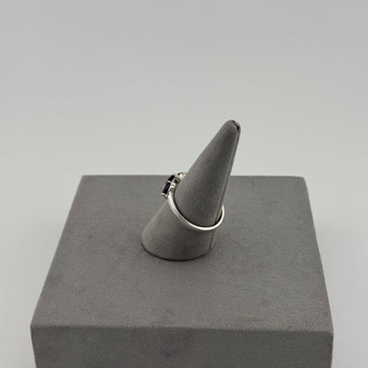 Three-Stone Tanzanite Ring - Sterling Silver