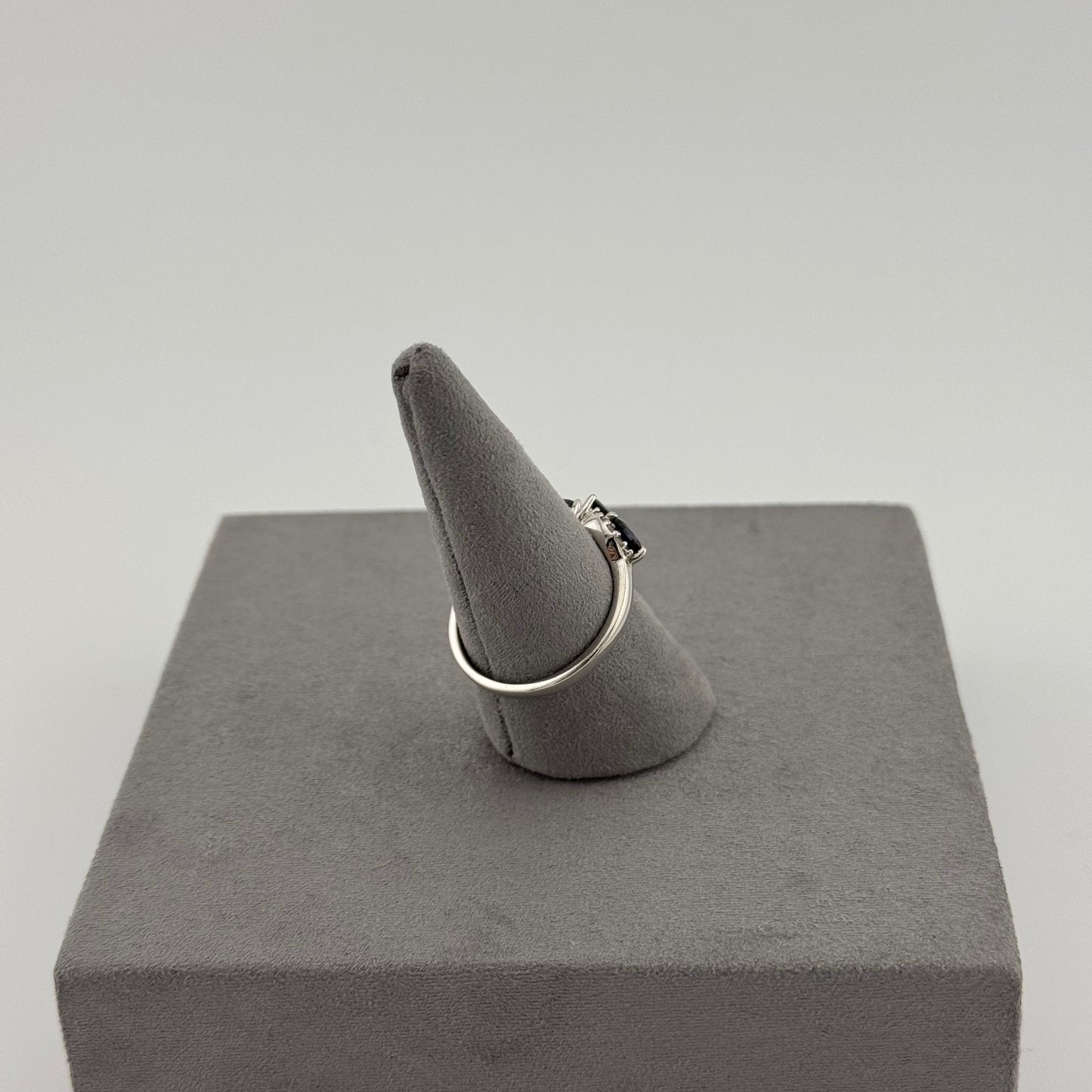 Three-Stone Tanzanite Ring - Sterling Silver