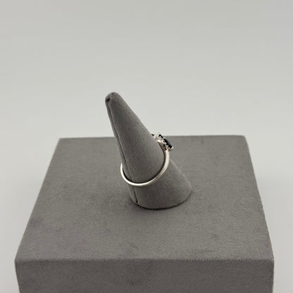 Three-Stone Tanzanite Ring - Sterling Silver