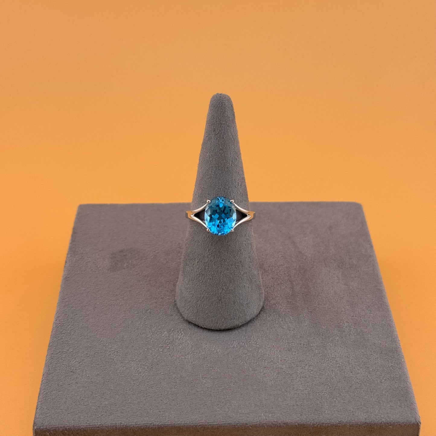 London Blue Topaz Ring - Sterling Silver