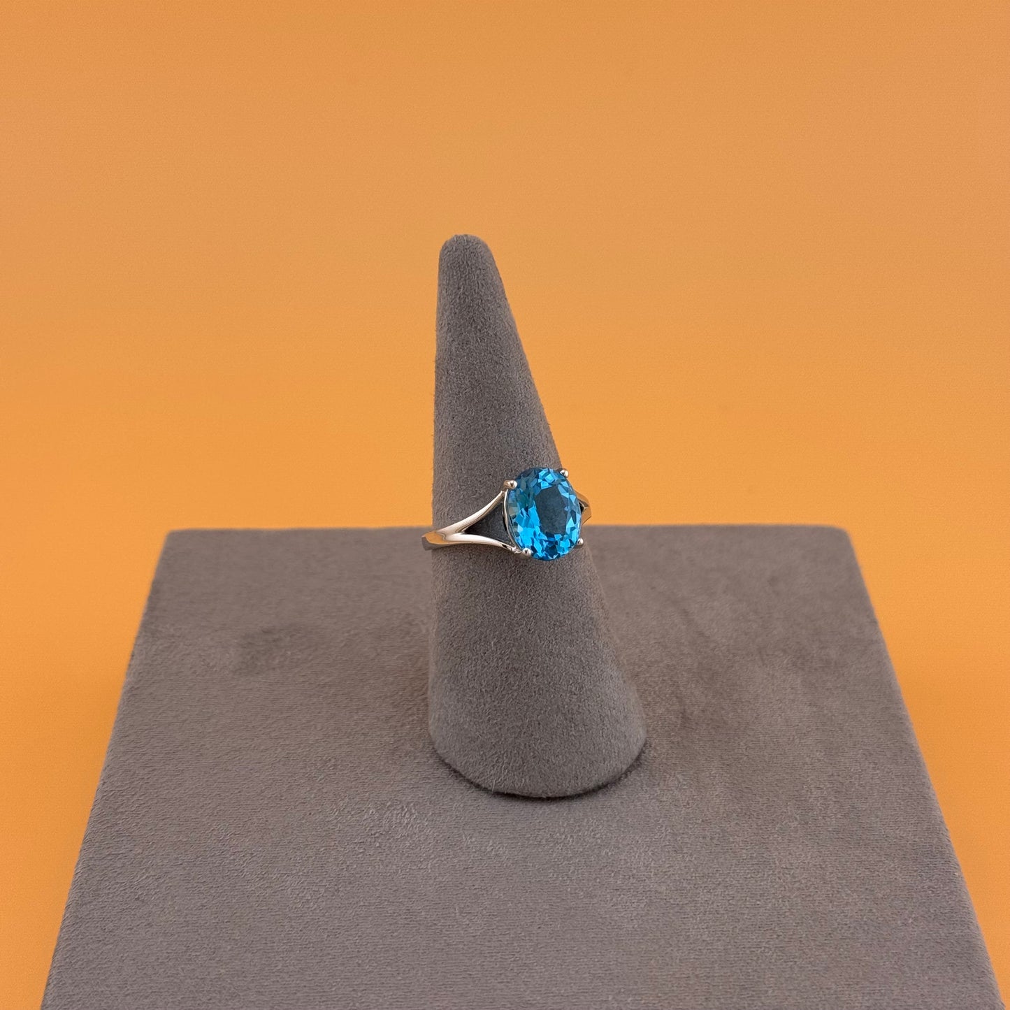 London Blue Topaz Ring - Sterling Silver