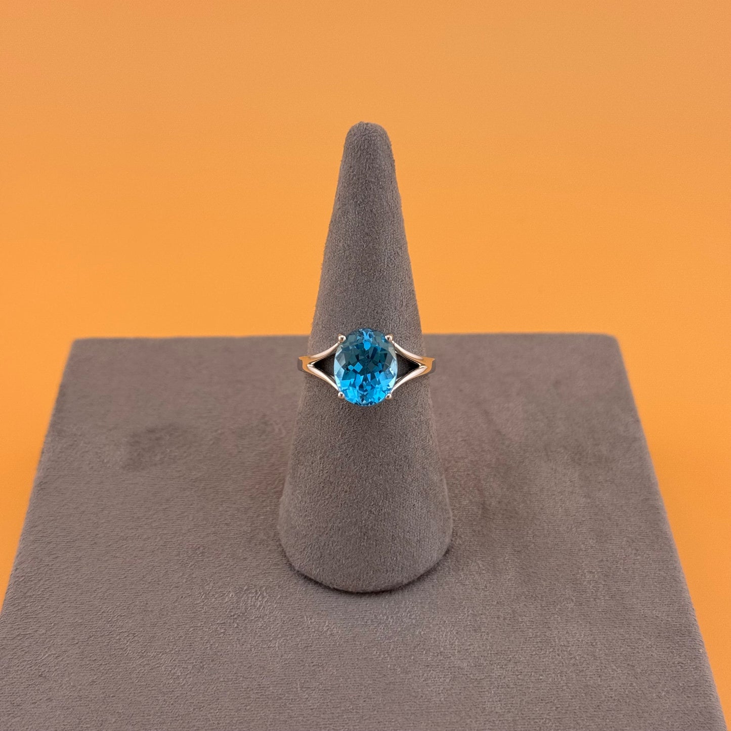 London Blue Topaz Ring - Sterling Silver